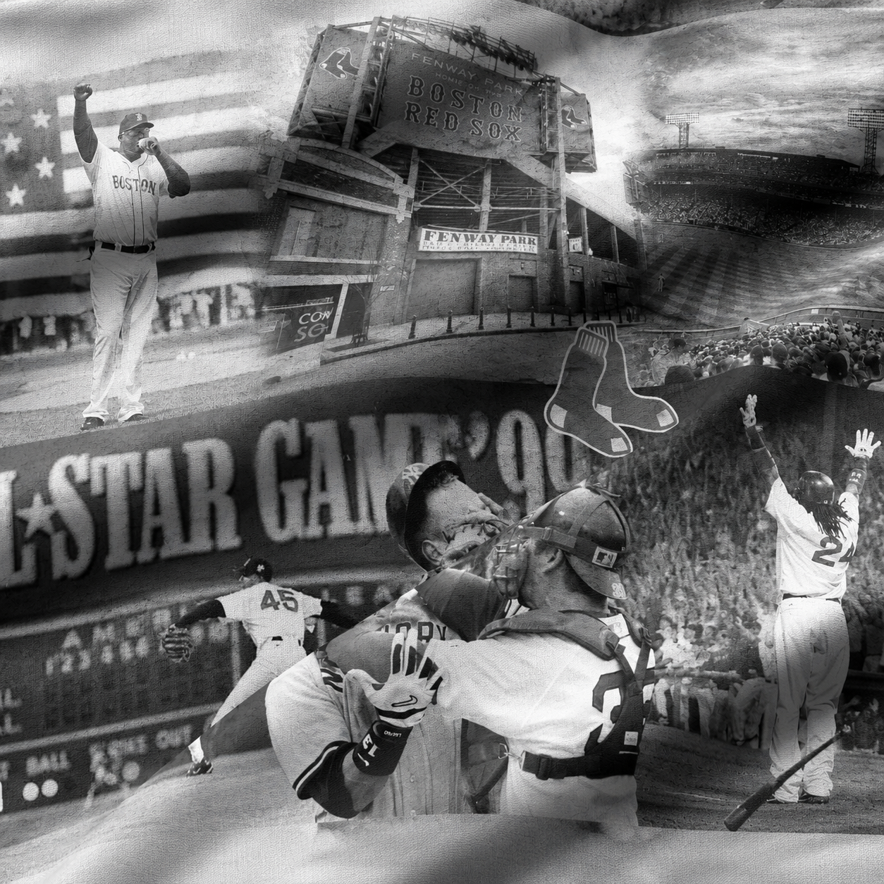 Boston 1999 All Star Game Fabric